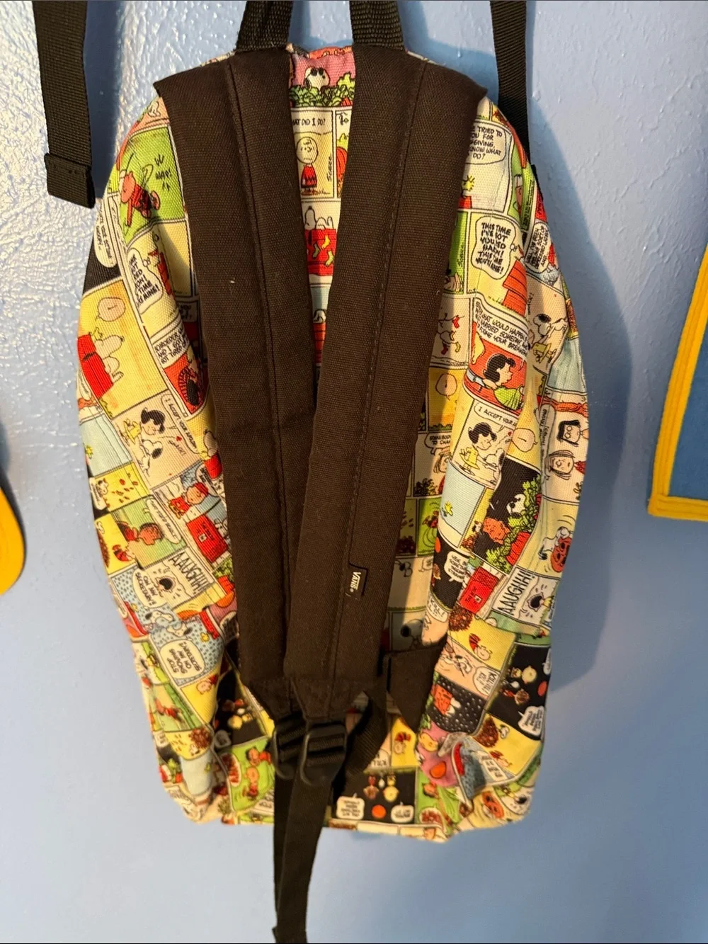 Vans Comic-Panel Backpack - Black, Yellow, Green, Red